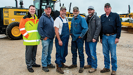 To reduce their owning & operating cost Montague County Precinct 2 has begun using a Komatsu GD655-6 Motor Grader